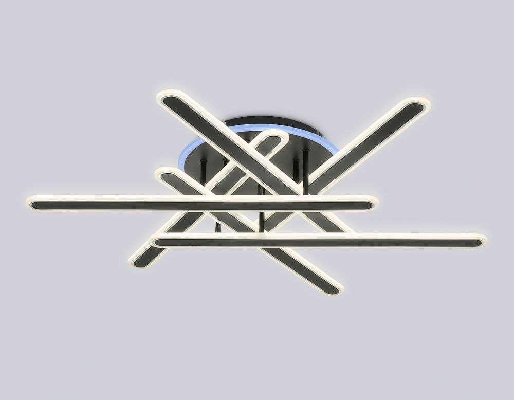 Ambrella Потолочный светодиодный светильник с подсветкой RGB с пультом Original FA8908