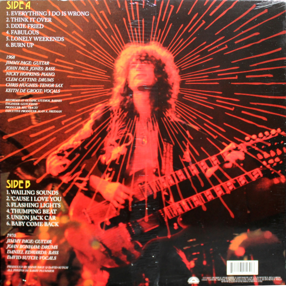 Jimmy Page / Burn Up (Coloured vinyl)(LP)