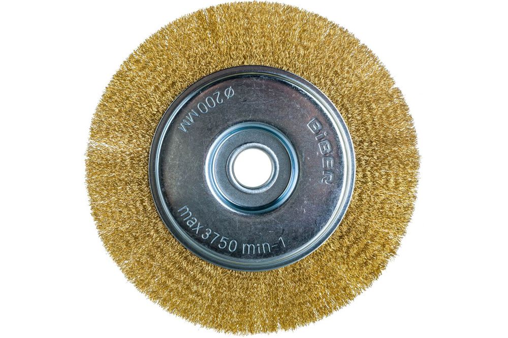 БИБЕР 70999 Щетка-крацовка дисковая пос.отв.22.2/13/16 мм ,200 мм (10/40)