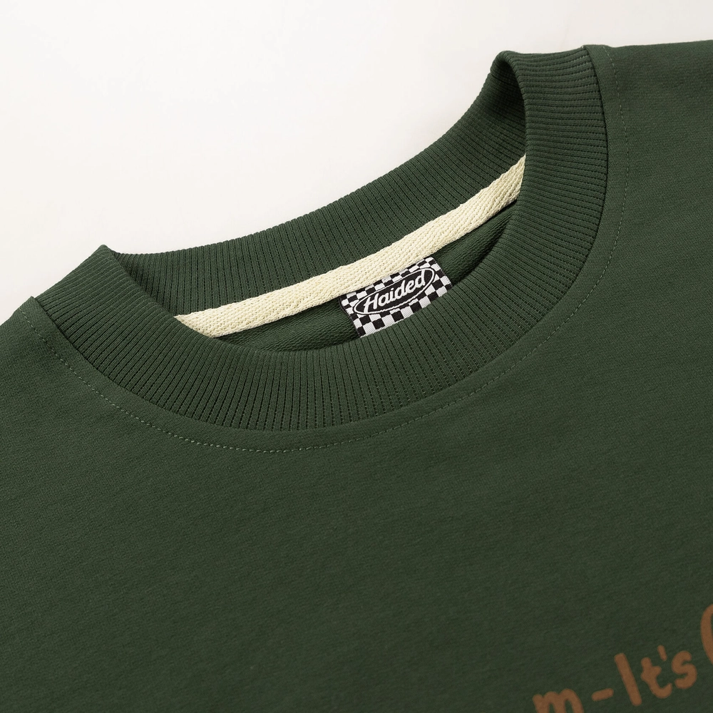 Лонгслив Haided SERVE COLD RLXD FIRM LS TEE, Темно-оливковый