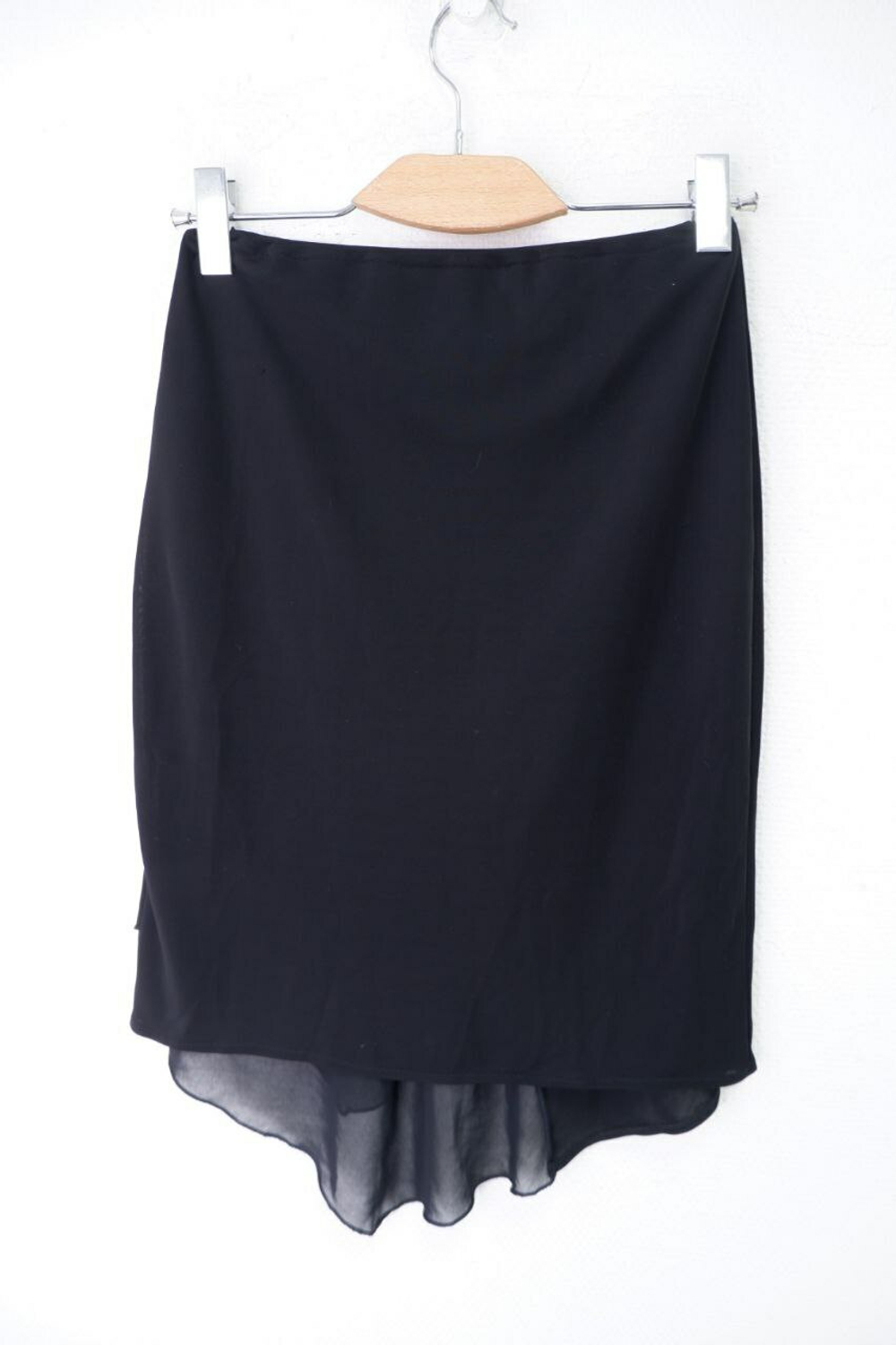 Юбка черная воздушная 46 размер