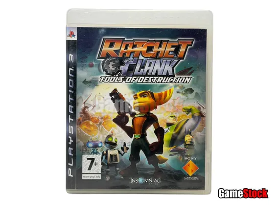 PS3 Ratchet & Clank: Tools of Destruction (Б/У, Английская версия, BCES-00052)