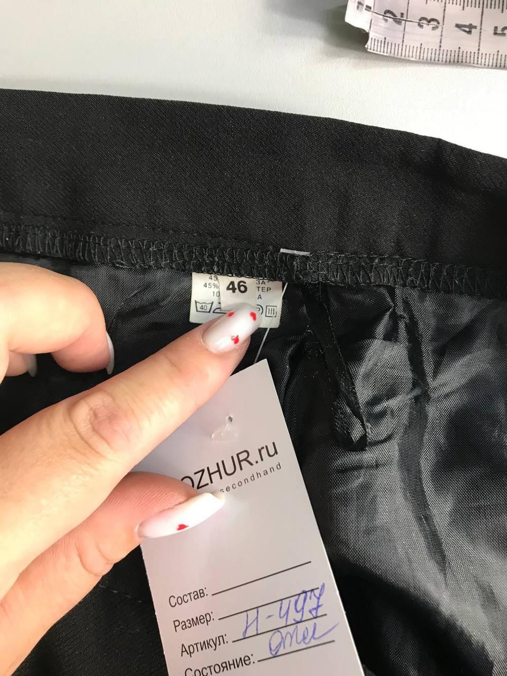 Юбка на подкладке, лаконичного кроя, для любого повода 46 размер