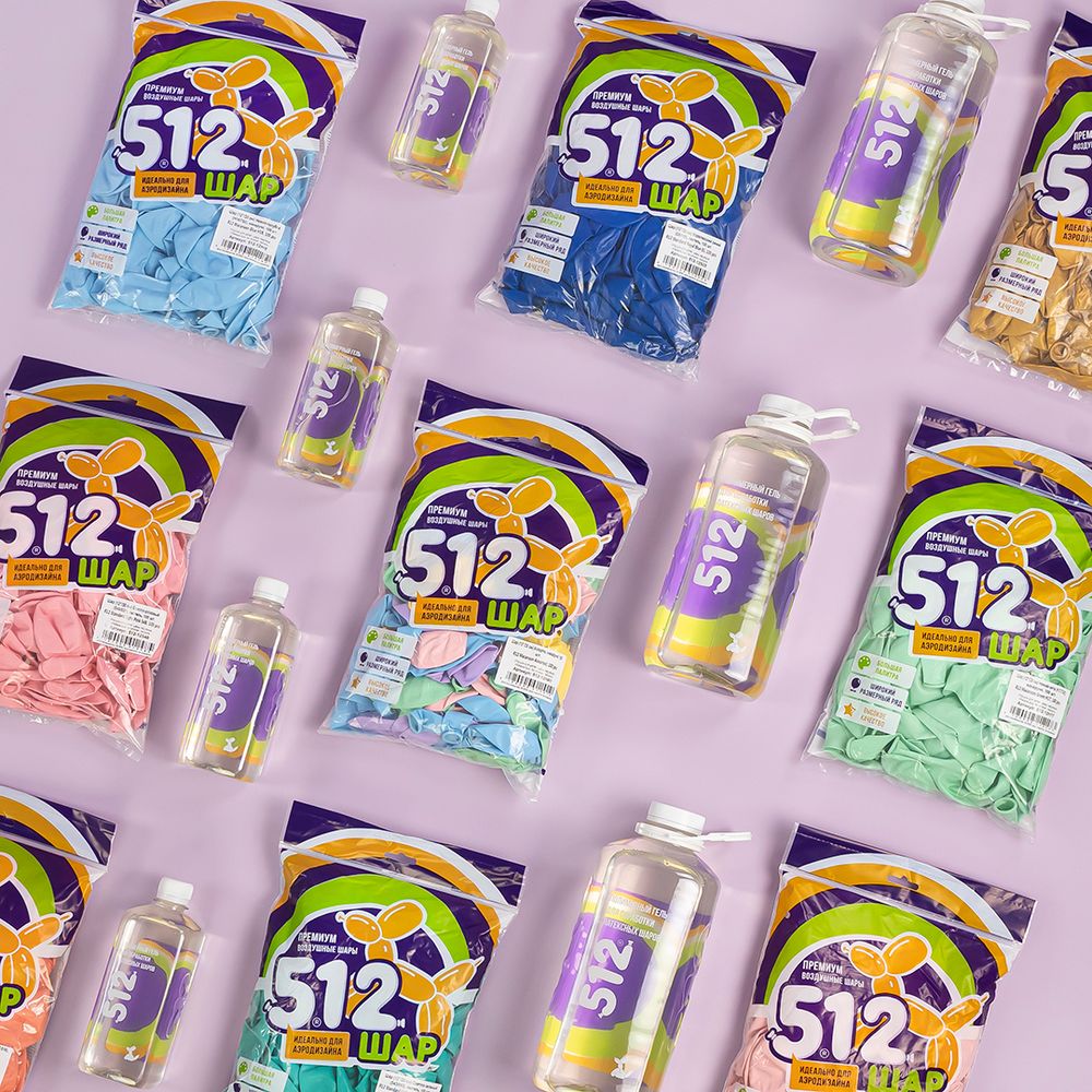 Полимерный гель, для обработки латексных шаров ТМ 512, 0,7 кг.