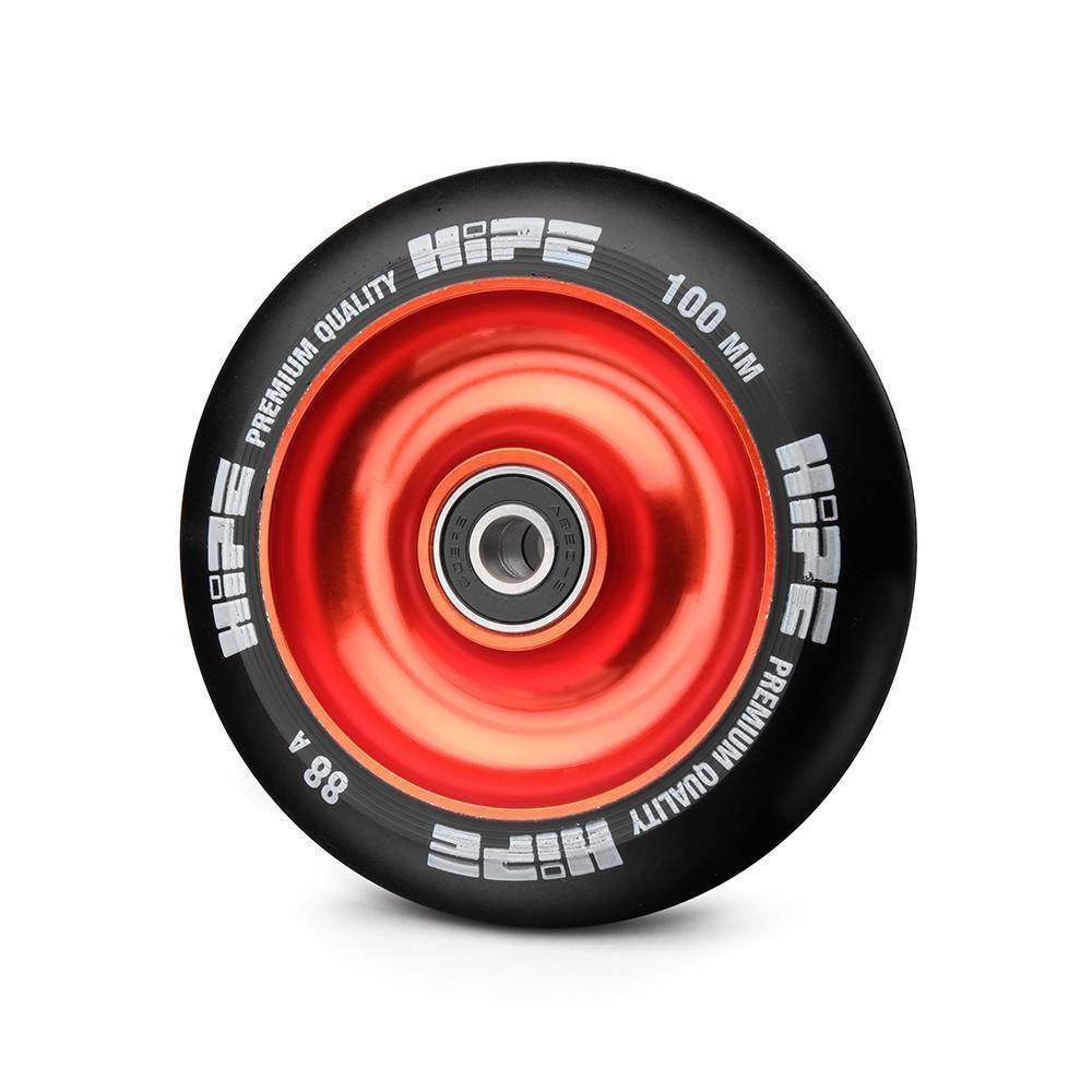 Колесо HIPE Solid 100 мм красный/черный