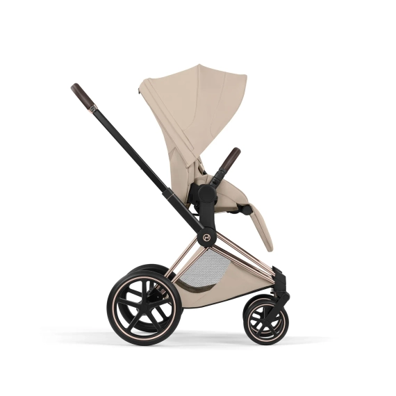 Детская коляска Cybex Priam V Style 2 в 1 Cozy Beige на шасси Rosegold