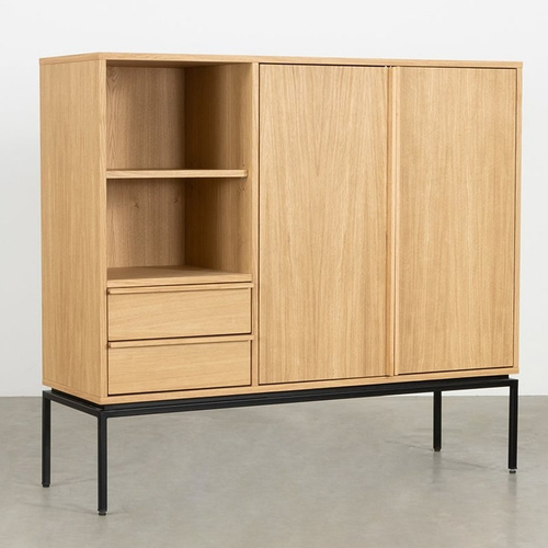 Деревянный шкаф из массива и шпона дуба - TEMPELMAN