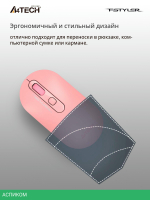 Мышь A4Tech Fstyler FG20 Pink