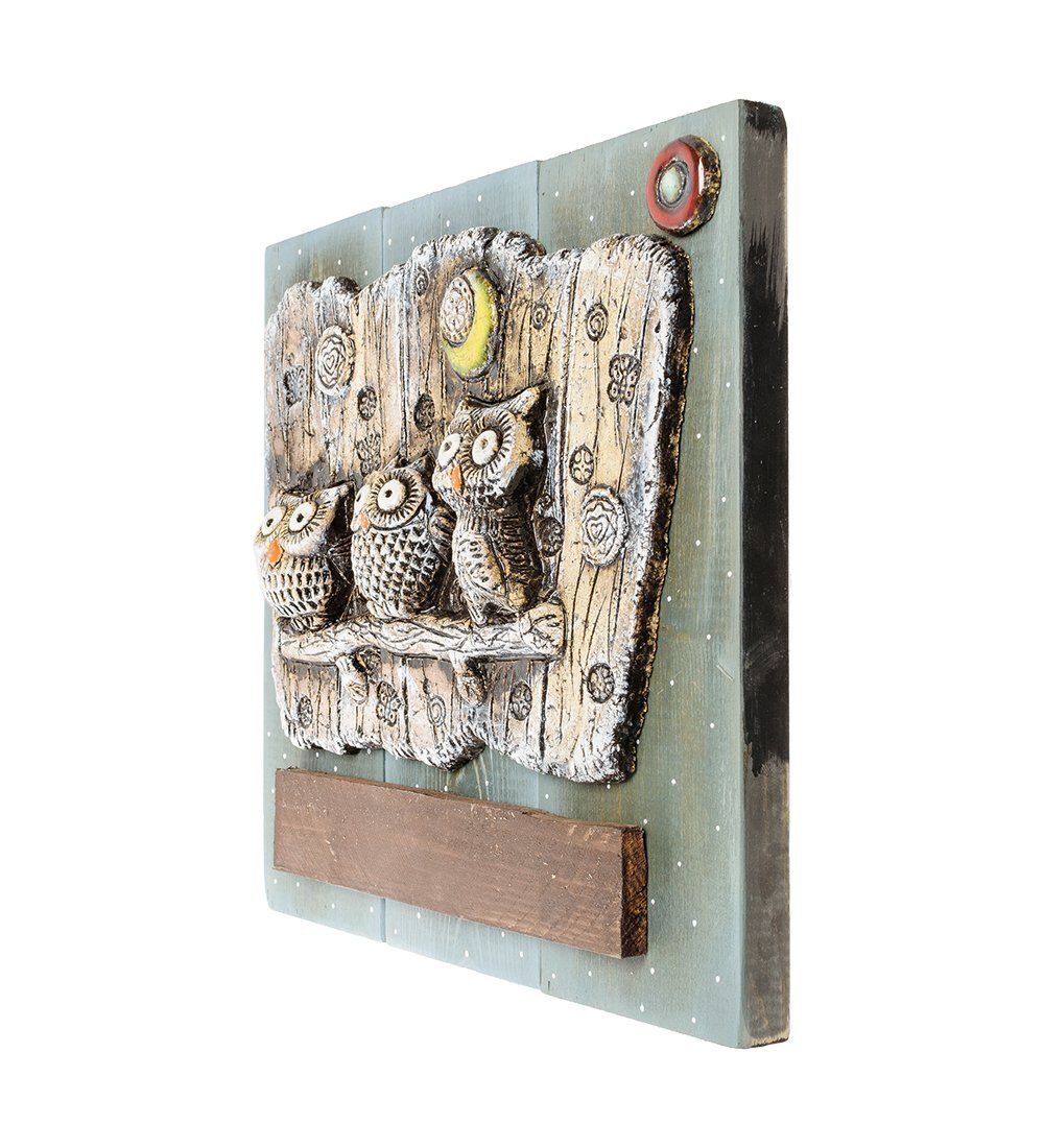 КоКо Шамель KK-527 Панно «Совы властители ночи» шамот