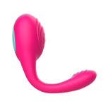 Розовое виброкольцо с пультом ДУ