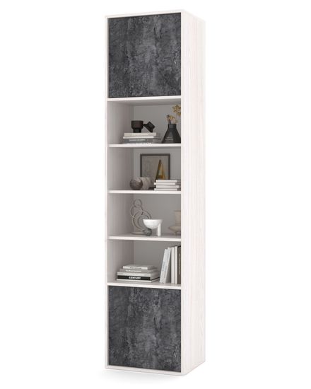 анкор белый / цемент темный