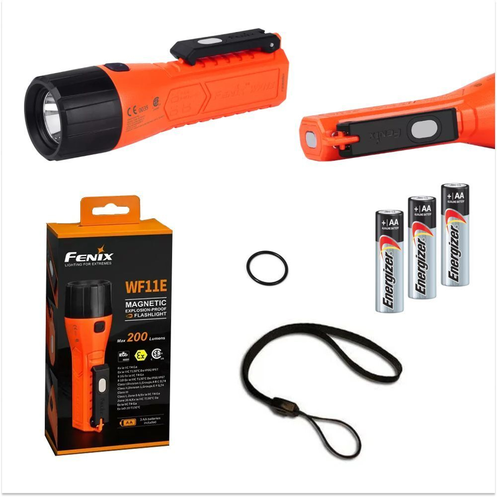 Фонарь ручной Fenix WF11E оранжевый