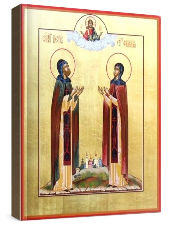 Петр и Феврония (рукописная икона)