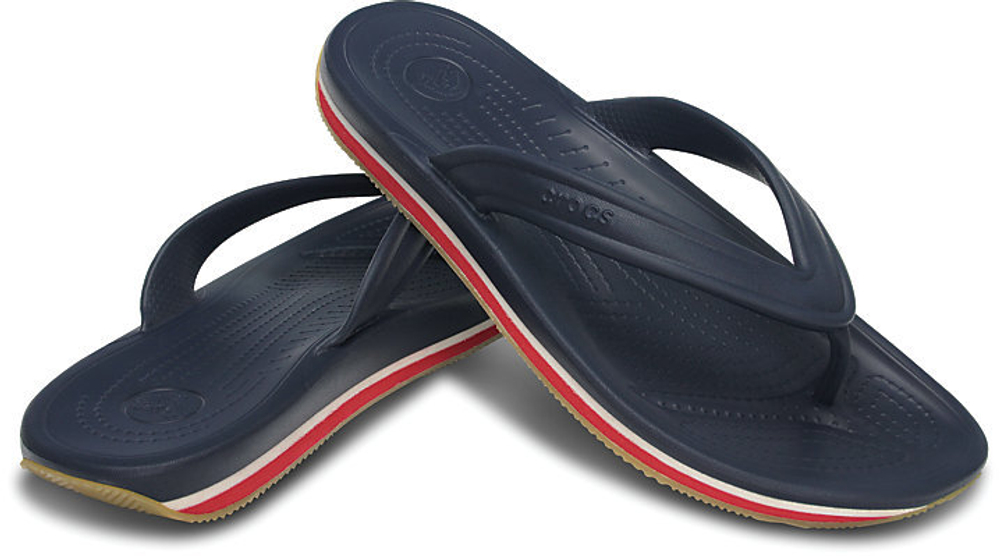 Шлепанцы Crocs Retro Flip Navy / Red