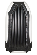 YACHTMAN-260 МНД НАДУВНОЕ ДНО (Яхтман) белый-черный (лодка ПВХ с усилением)