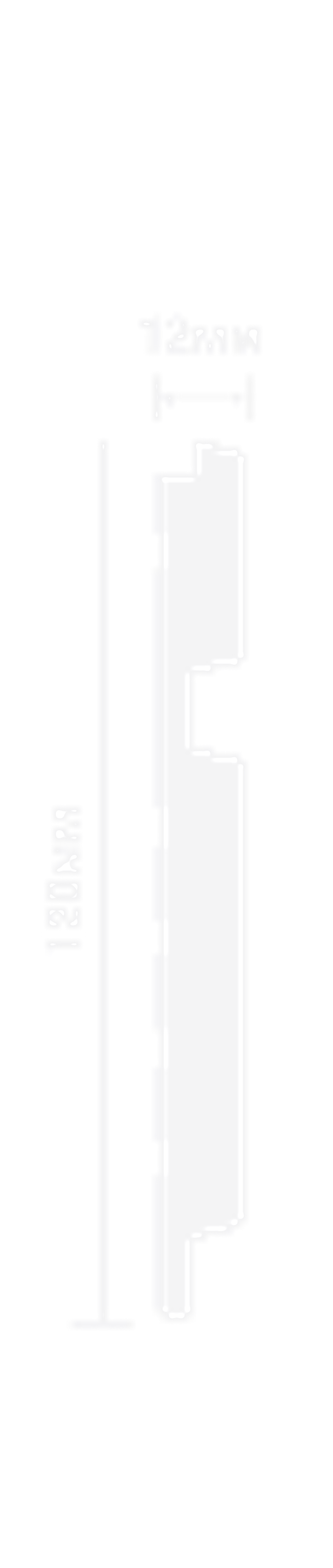 Стеновая панель HiWood декорированная, 270x12 см