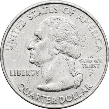 25 центов (1/4 доллара, квотер) 2000 США «Штат Нью-Гэмпшир» (P)