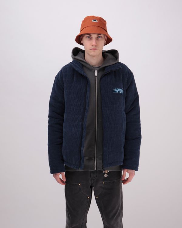 Пуховик Downlight Velvet Синяя - фото 1