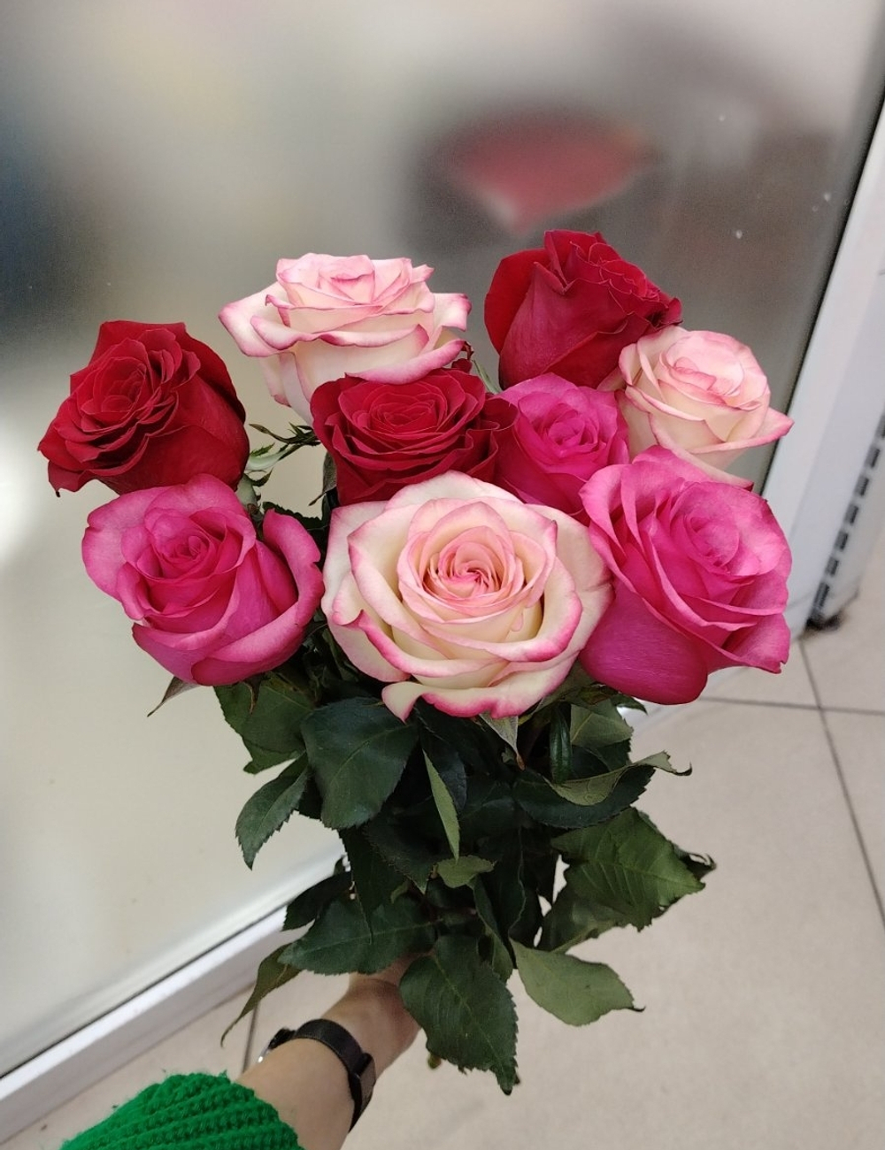 Микс эквадорских роз 3 сорта