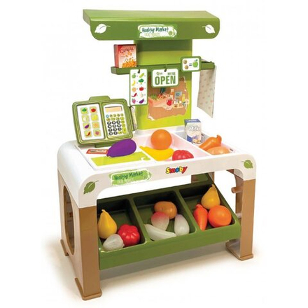 Smoby -  Игровой набор Супермаркет с кассовым аппаратом и аксессуарами BIO Market  350200