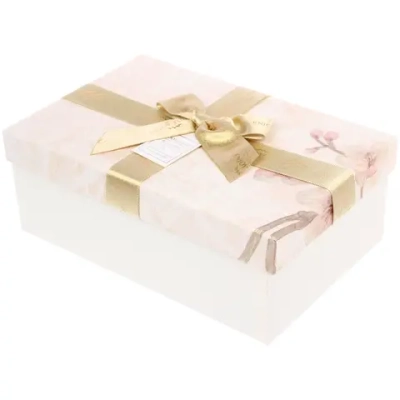 Коробка подарочная «Грация» 21*14*8 см, Золото