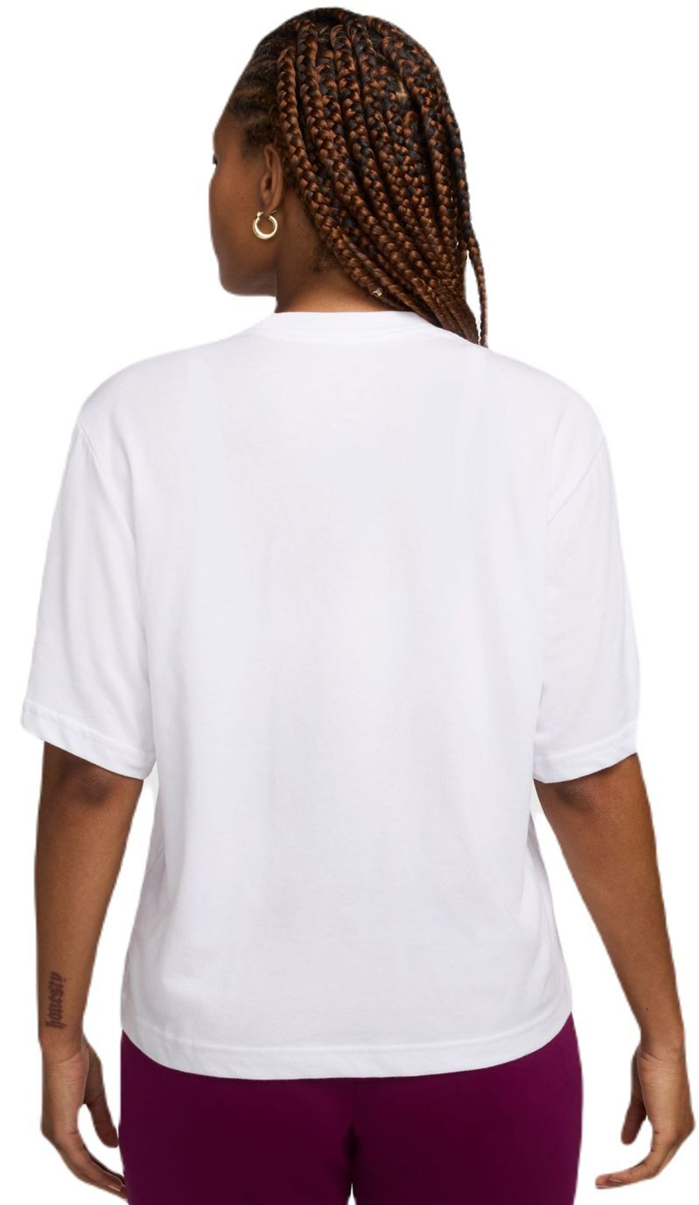 Женская теннисная футболка Nike Slam Dri-Fit Tennis - белый