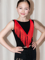 Детский топ с бахромой