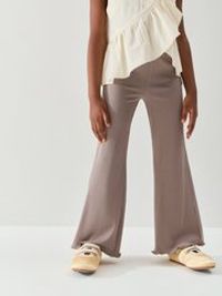 Брюки клеш "Латте" в рубчик