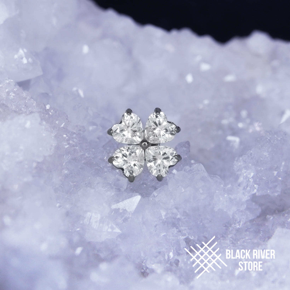 Clover Heart Crystal
