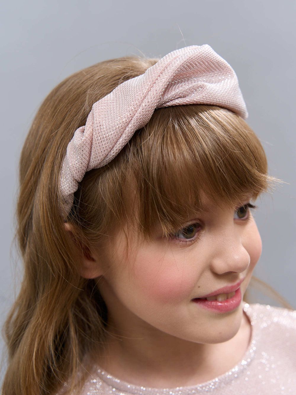 Ободок "Розовая дымка"