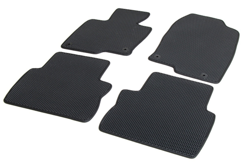 Коврики в салон автомобиля AutoFlex EVA (ЭВА, ЕВА) Standart для Mazda CX-5 II поколение 2017-н.в., 4 части, с крепежом, 6380101