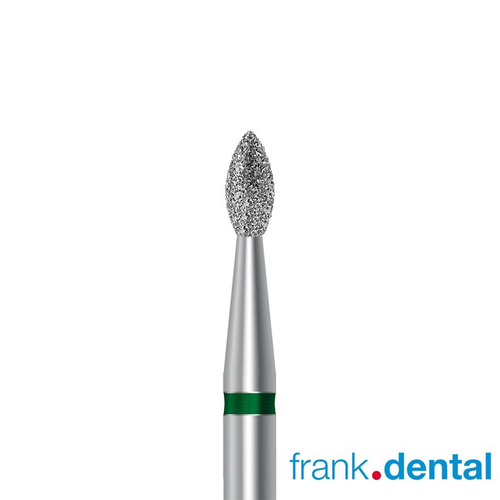 Фреза алмазная зеленая Frank Dental типа HP - D.368.023.G.HP