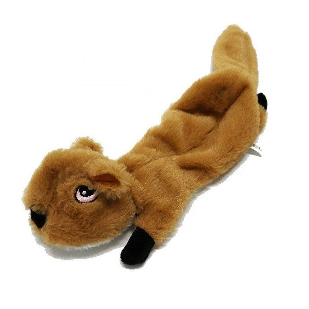 Игрушка для домашних животных Бобёр коричневый с двумя пищалками "Чистый котик", 60см