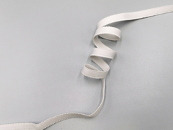 Бретелечная резинка с фестонами, 10мм, Светло-серый, Lauma, (Арт: BR612/10-621), м