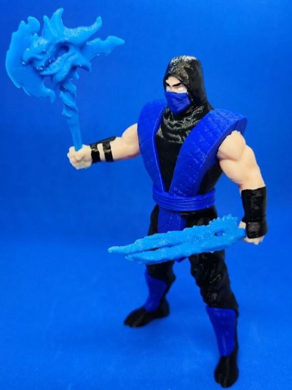 Подвижная фигурка "Сабзиро" Mortal Kombat, пластик, цвет синий