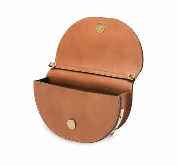 Сумка Chloé Nile Minaudiere коричневый