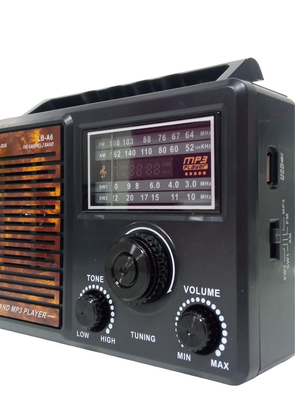 Радиоприемник с MP3 плеером (AC/DC) LuxeBass LB-A6