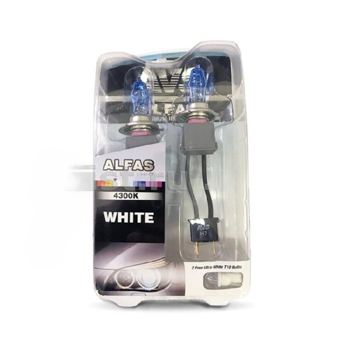 Автолампа 12V H7 85W AVS ALFAS Maximum Intensity 4300K (к-т 2шт)
