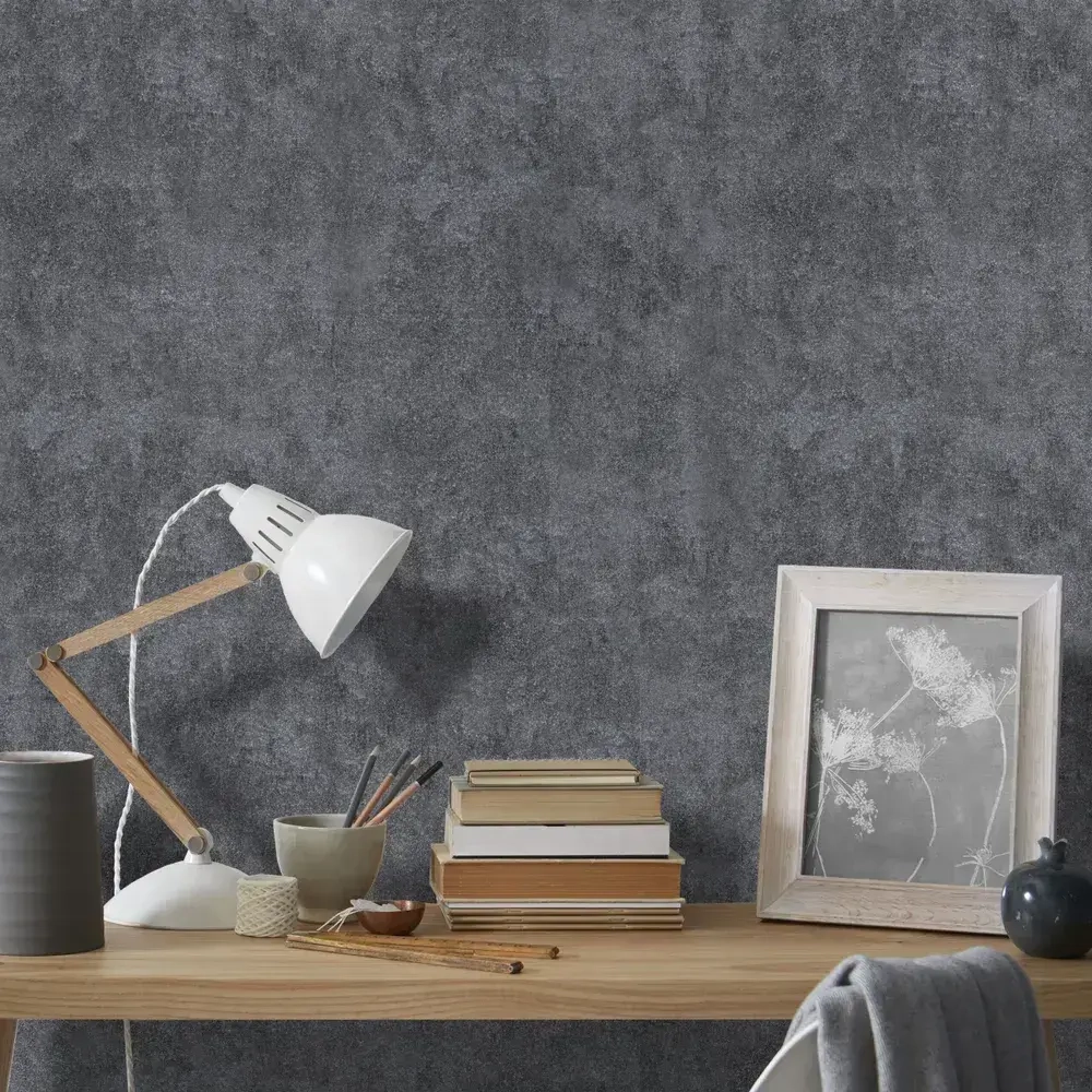 Грейс фон 1906-23 обои метровые, виниловые на флизелиновой основе, бетон, Vilia