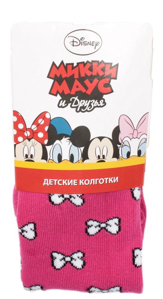 Розовые колготки с принтом Минни Маус Disney