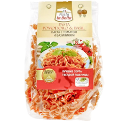 Макароны паста с томатом и базиликом PASTA LA BELLA 250г