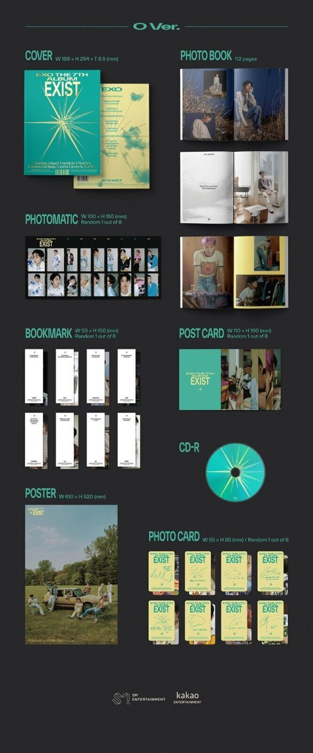Альбом EXO - EXIST [Photo Book Ver.] (O ver.)