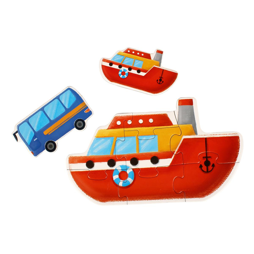 Пазл Машины 39эл., коробка 88770