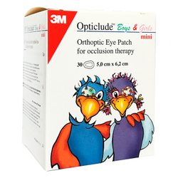 Opticlude Mini - детские окклюдеры (5х6.2 cм, 30 шт/уп) (2537PE)
