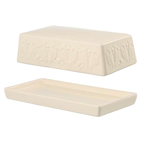 Масленка birds of paradise, кремовая