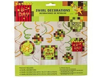 Спираль Майнкрафт / Minecraft TNT Party! 46-60см 12шт