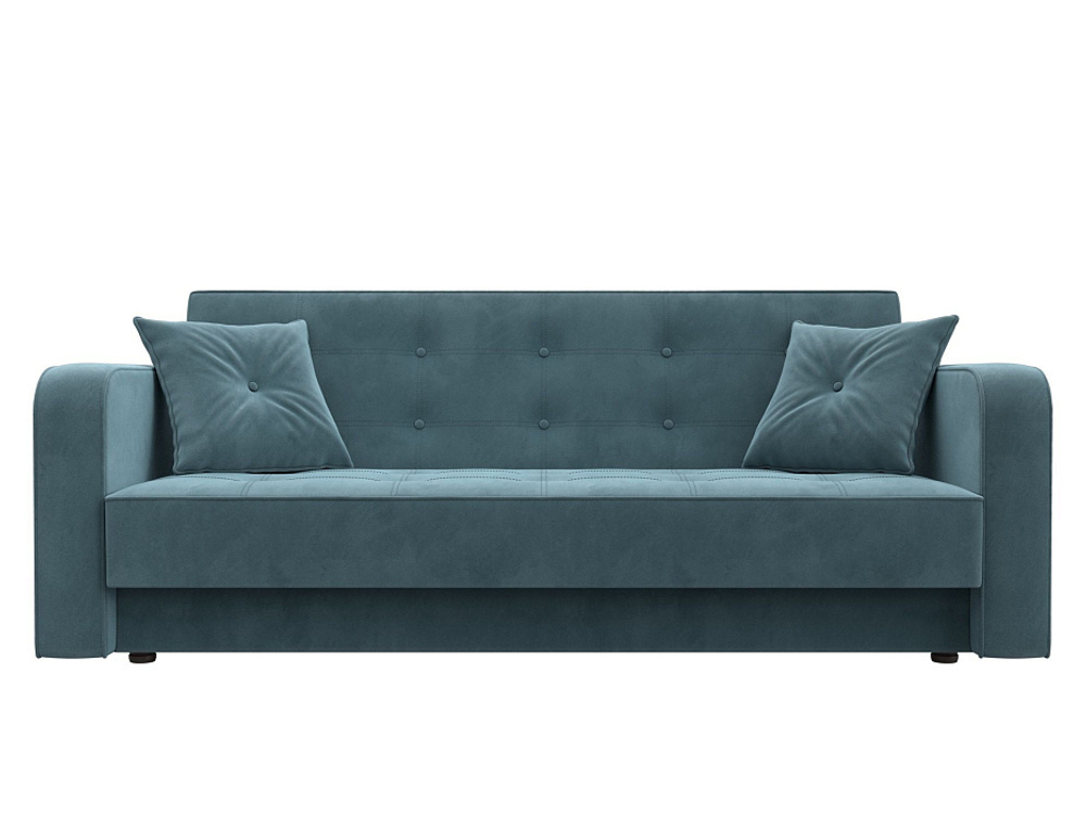 Диван-книжка Тур, Бирюзовый, Велюр, 121775