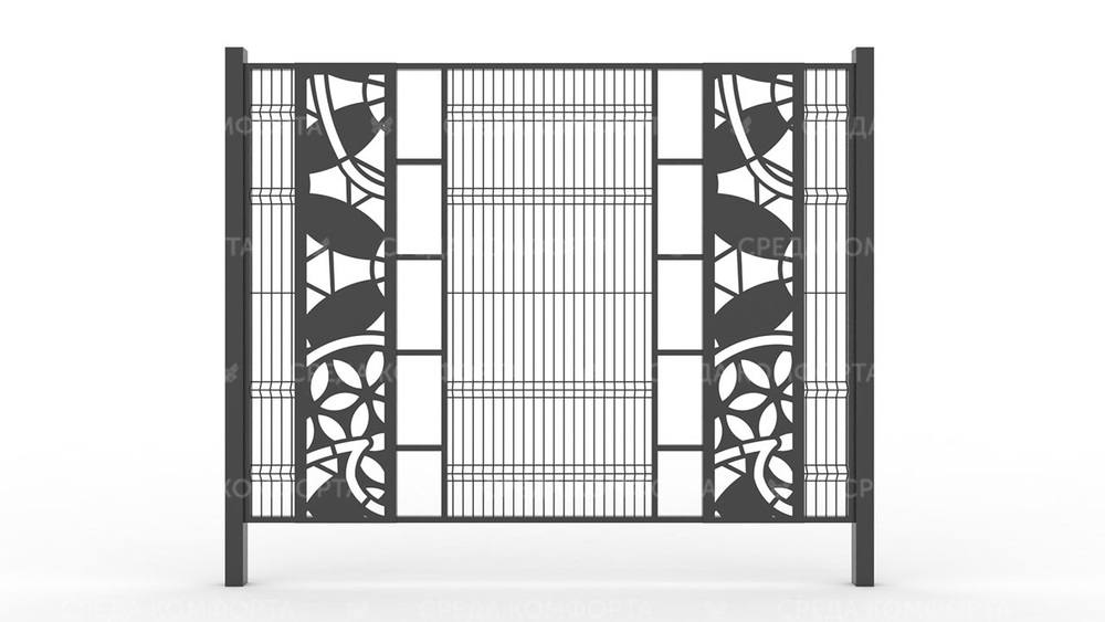 Забор 3Д ZBR0093