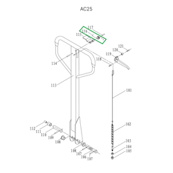 Пружина рычага управления режимом работы для гидравлических тележек DS25
