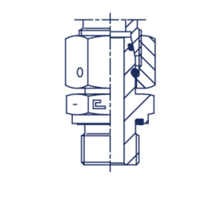 Штуцер FNE DS06 BSP 1/4"